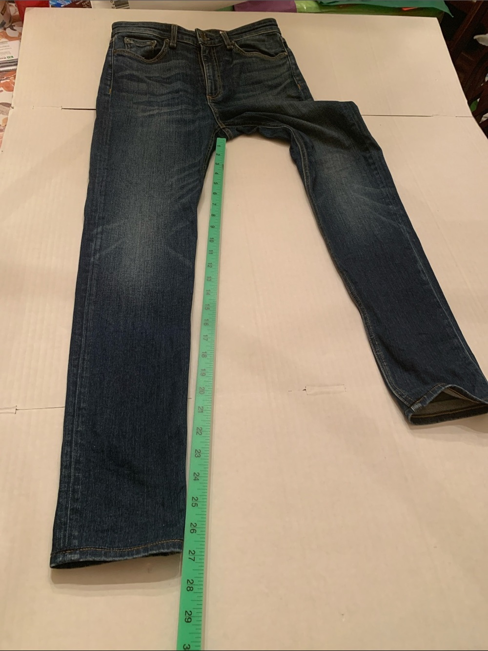 rag & bone High-Rise Skinny Jeans in Dark Indigo - Picture 3 of 10